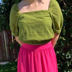 Green everlane shirt
